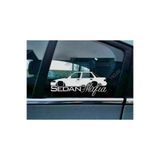 TSC Civic EF Sedan Kelebek Cam Araba Oto Sticker 19 cm Renkli 2 Adet, 8587T-49