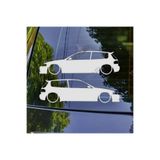 TSC Civic (EG) Kelebek Cam Oto Sticker 17 CM Renkli 2 Adet, 8587T-47