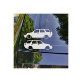 TSC CRV 2nd gen Kelebek Cam Oto Sticker 17 CM Renkli 2 Adet, 8587T-69