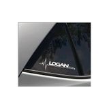 TSC Dacia Logan Nabız Kalp Atışı Sticker 2 Adet Kelebek Cam Renkli, Kapikolu-z121
