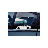 TSC E39 M5 5-Series Sedan Kelebek Cam Oto Sticker 17 CM Renkli 2 Adet, 8587T-76