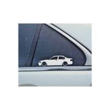 TSC E46 3 Serisi Kelebek Cam Oto Sticker 17CM Renkli 2 Adet, 8587T-28