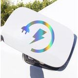 TSC Elektrikli Araba Priz Söket Sarj Etiketi Depo Sticker 13 Cm Hologram