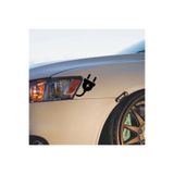 TSC Elektrikli Araba Tampon Fiş Priz Logosu Sticker Etiket Siyah 14 CM, 22HZRx61