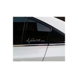 TSC Escort Yan Cam Sticker Oto Kapı Çıkartma Tuning 20 cm x 7 cm Renkli, Yzı-1-165