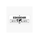 TSC Eskişehir Gps Harita Sticker Oto Araba Yapıştırma 17CM Renkli, Yazı-1-108