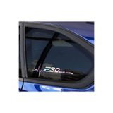 TSC F30 Yan Cam Sticker Oto Kapı 20 Cm X 7 Cm Hologram Beyaz, Holohrrt14