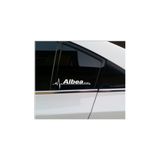 TSC Fiat Albea Napız Kalp Kelebek Cam Sticker Yapıştırma Çok Renkli, Siyah1b137