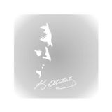 TSC Gazi Mustafa Kemal Atatürk Silüeti ve Imza Oto Sticker 28CM Beyaz