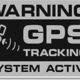 TSC Gps Takip Sistemi Aktif Uyarı Araba Çıkartmaları 4adet