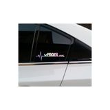 TSC Grand Vitara Yan Cam Sticker Oto Kapı 20 Cm X 7 Cm Holo-Chroma Çok Renkli, Holo-Chroma Z45