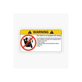 TSC Hava Yastığı Sticker Oto Etiket Araba Yapıştırma 13cm Çok Renkli, STICKER2K61
