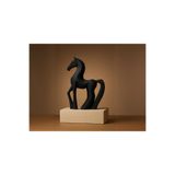 TSC Hediyelik Modern Soyut At Heykeli – Minimalist Sanat Ev Ofis Dekorasyonu 15 cm