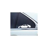 TSC Honda Civic Basık Kasa Sticker Kelebek Cam Yapıştırması Çok Renkli, Siyah1b118