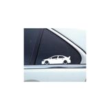 TSC Honda Civic Fd2 Basık Kasa Sticker Kelebek Cam Yapıştırması Çok Renkli, Siyah1b116