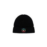 TSC HOUSE Unisex 22WCBE483U Rasta Peace Nakışlı Bere, Siyah, Tek Beden
