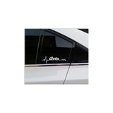 TSC Hyundai Getz Napız Kalp Kelebek Cam Sticker Yapıştırma Çok Renkli, Siyah1b98