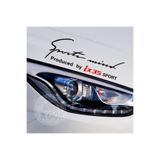 TSC Hyundai ix-35 Mind Sport Araba Tampon Araç Sticker Yapıştırma Çok Renkli, Z198