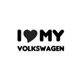 TSC I Love My Volkswagen Sticker Çok Renkli 20cm, EY-1-167