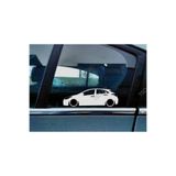 TSC i30 2nd gen Kelebek Cam Oto Sticker 17 CM Renkli 2 Adet, 8587T-97