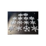 TSC Kar Topu Yıldız Süs Dekoratif SET Yılbaşı Ağacı Süsleri 8CM, PLADEkoratifx7
