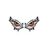 TSC Kartal Gözleri Araba Oto Sticker Yapıştırma Çok Renkli 2 Adet, 3D9