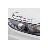 TSC Kia Mind Sport Araba Tampon Araç Sticker Çok Renkli, Z196
