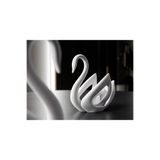 TSC Kuğu Minik Pla Heykelcik 14CM Hediyelik Obje Beyaz Renk Ev Salon Dekoratif Ev Dekorasyon, HEDİYELİKOBJE95
