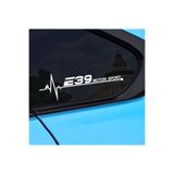TSC M E39 Yan Cam Sticker Oto Kapı 20 Cm X 7 Cm Holo-Chroma Çok Renkli, Holo-Chroma Z13