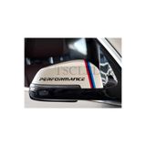 TSC M Performance Ayna Kapı Sticker Yapıştırma 2 Adet Çok Renkli, 12TSCLED10