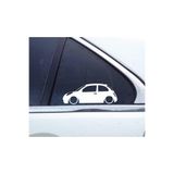TSC Micra Basık Kelebek Cam Sticker 2 Adet Renkli, Kapikolu-z52