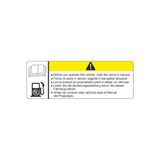TSC Motosiklet Depo Uyarı Sticker 12CM Çok Renkli 2 Adet, 31agusx146