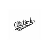 TSC Mustafa Kemal Atatürk İmza Araba Sticker 19x9 cm Çok Renkli, RENK-1ee-20
