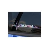 TSC Nissan Qashqai Yan Cam Sticker Oto Kapı 20 Cm X 7 Cm Holo-Chroma Çok Renkli, Holo-Chroma Z72