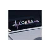 TSC Opel Corsa Yan Cam Sticker Oto Kapı 20 Cm X 7 Cm Holo-Chroma Çok Renkli, Holo-Chroma Z75