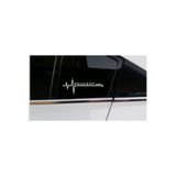 TSC Peugeot Sport Nabız Kalp Atışı Sticker 2 Adet Sağ Sol Çok Renkli, RENK-A-89