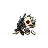 TSC Poker As Iskambil Kağıdı Sticker Yapıştırma Çok Renkli, RENK-Z-Z34