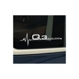 TSC Q3 Yan Cam Sticker Oto Kapı Çıkartma Tuning 20 cm x 7 cm Renkli, Yazı-1-32