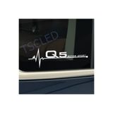 TSC Q5 Kelebek Cam Audi Oto Araba Sticker Çok Renkli, RENK-A-20