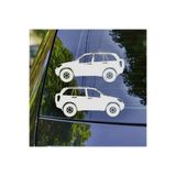 TSC Rav4 2nd gen Kelebek Cam Oto Sticker 17 CM Renkli 2 Adet, 8587T-122