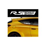 TSC Renault Sport Kelebek Cam Sticker 16x2.5 cm Renkli, Kapikolu-z194