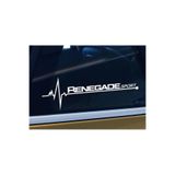 TSC Renegade Yan Cam Sticker Oto Kapı Çıkartma Tuning 20 cm x 7 cm Renkli, Yazı-1-239
