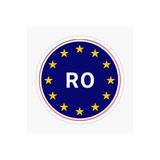 TSC Romanya Avrupa Birliği Ülke Kodu Araba Sticker 14CM Çok Renkli 2 Adet, 31agusx175