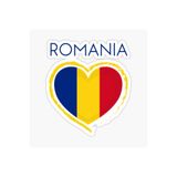 TSC Romanya Bayrağı Aşk Sticker Etiket 19CM Çok Renkli, 31agusx176