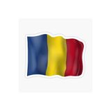 TSC Romanya Bayrağı Çıkartması 19CM Araba Sticker Çok Renkli, 31agusx179