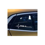 TSC RS4 Yan Cam Sticker Oto Kapı Çıkartma Tuning 20 cm x 7 cm Renkli, Yazı-1-35
