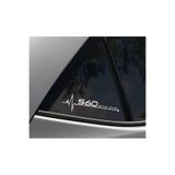 TSC S60 Yan Cam Sticker Oto Kapı Çıkartma Tuning 20 cm x 7 cm Renkli, Yazı-1-545