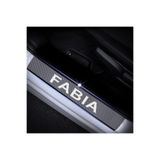 TSC Seat Fabia Carbon Fiber Kapı Eşiği Yazısı Sticker Boya Koruma Çok Renkli, L167
