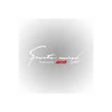 TSC Sports Mind Oto Sticker 30 cm x 11 cm Beyaz Yazı, Yazı-1-359