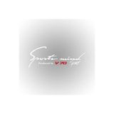 TSC Sports Mind Oto Sticker 30 cm x 11 cm Renkli, Yazı-1-549